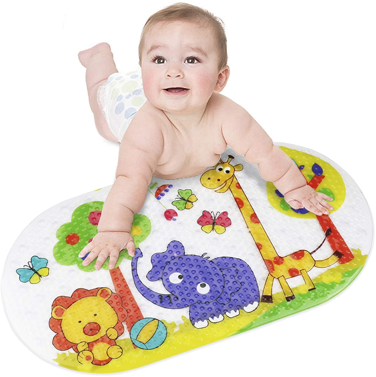 Antislip bath mat, baby bath mat, child mat Extra long shower mat with