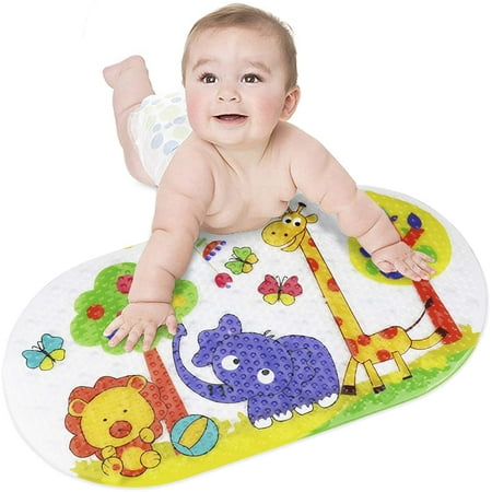 Tapis de bain antidérapant, tapis de bain bébé, tapis enfant Tapis de  douche extra long avec