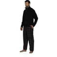 thumbnail image 2 of Ensemble de Pyjama pour Homme à Manches Longues avec Haut et Pantalon à Carreaux en Molleton, 2 of 6