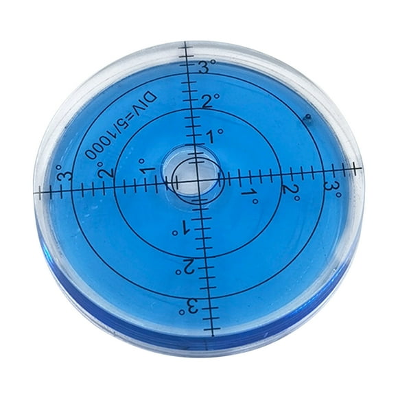 TopLLC Vientiane Level Bubble Portable Circular Level Small Balance Ruler High-precision Level Universal Level Bubble Scale Horizontal Bubble Plane Measurement 15ml