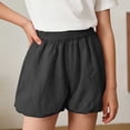 thumbnail image 6 of Girl's Cute Elastic Waist Ruffled Mini Skirts Girls Summer Casual Bubble Skirts with Pocket Kids Solid Color Bubble Skirt 4-15 Years, 6 of 9