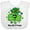 AA-White, variant on Inktastic Wee Bit O'irish Boys or Girls Baby Bib