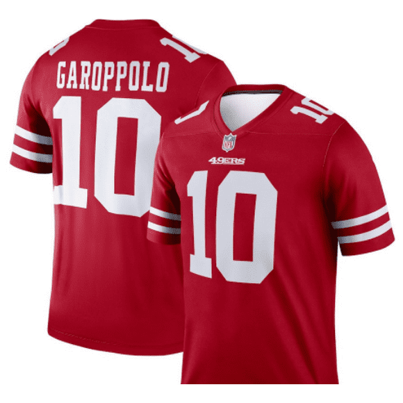 Men's 49ers GAROPPOLO 10# KITTLE 85# BOSA 97# KAEPERNICK 7# Sport football Replica jersey