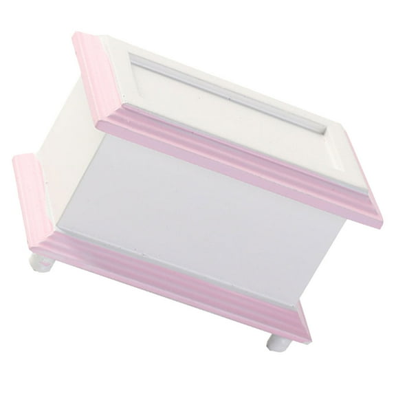 LITINKIMI Hobbyists Mini Wood Treasure Chest Box Pink Wood 1Pcs