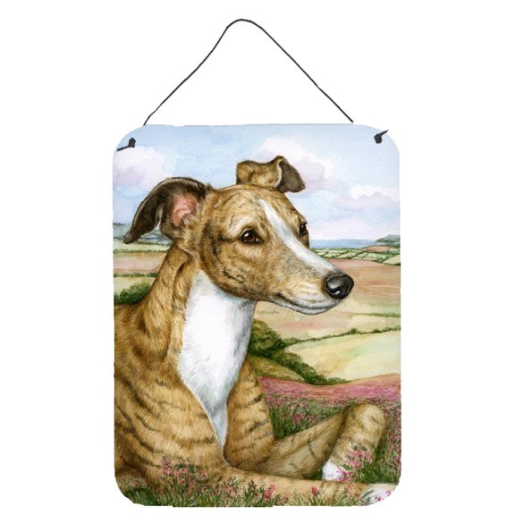 Lurcher by Debbie Cook Wall or Door Hanging Prints