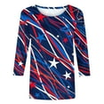 Baikeli Spring Sale 2024 Independence Day Shirts for Women Usa Flag