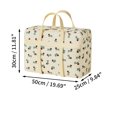 thumbnail image 2 of Unique Bargains 1 Pc Dog Pattern Medium Storage Bag Storage Bins 19.69"x9.84"x11.81" Beige Non-woven Fabric, 2 of 5
