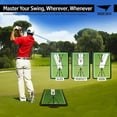 thumbnail image 2 of Birdie Golf: Birdie Mat Pro - Swing Training Aid, Sequin Tech Surface, Analyze Swing Path & Ball Impact, Portable In- Outdoor, 19.25" Sports Accessory, 2 of 8