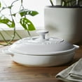 thumbnail image 2 of STAUB Céramique Moule à Brie Rond en Céramique avec Couvercle, Blanc Pur, 2 of 4