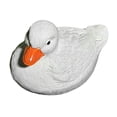thumbnail image 1 of Estatua de pato flotante, decoración de jardín, realista, divertida, escultura de animal Blanco, 1 of 9