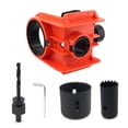 thumbnail image 1 of Door Lock Installation Kit, Door Lock Jig, Only for Wood Doors Orange, 1 of 5