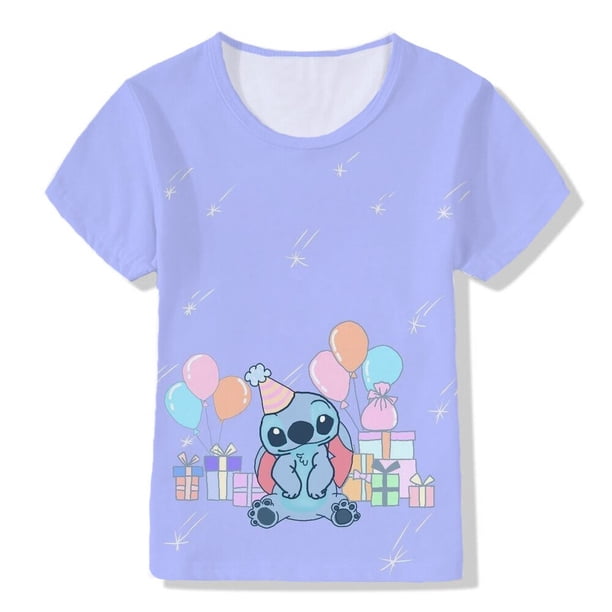 Camiseta para niños, camiseta con estampado de punto nuevo para bebés, ropa de verano para niños, camiseta para niñas pequeñas, ropa bonita de animación 140 Gao Jinjia LED