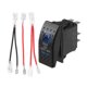 thumbnail image 1 of Kit de interruptor de palanca de barra de luz LED de techo para automóvil de 5 pines Unique Bargains 20A/12V 10A/24V SPST On Off Universal Azul, 1 of 7
