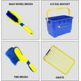 thumbnail image 2 of Michelin Kit complet de lavage/séchage de voiture 11 pièces, ensemble de nettoyage automobile haut de gamme avec serviettes et brosses, 2 of 9