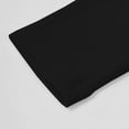thumbnail image 4 of Summer Tops for Women Short Sleeve Long Sleeved Shirt Womens Long Tee Shirt Short Sleeve Athletic Top Women's Plain T Womens T Apparel Shirts Solid Colors Women Juniors Active Shirts Black XL, 4 of 9