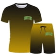 thumbnail image 4 of Playeras De Algodón Para Hombre, Camiseta Holgada Con Estampado De Letras De Ciudad Para Hombre, Conjunto De Ropa Deportiva De Verano, Ropa Deportiva Informal, 4 of 4