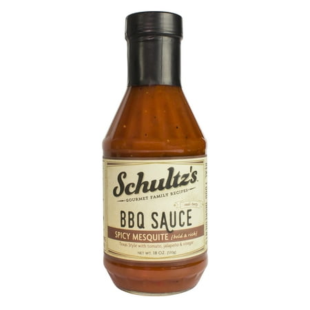 (2 Pack) Schultz's Gourmet Spicy Mesquite BBQ Sauce 18oz (2 pack)