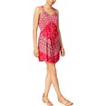 thumbnail image 1 of Lucky Brand Womens Nora Shift Vestido, Rojo, XS Lucky Brand Cambio, 1 of 1