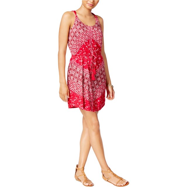 Lucky Brand Womens Nora Shift Vestido, Rojo, XS Lucky Brand Cambio