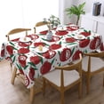 thumbnail image 2 of XMXY Table Cloth Rectangle Table, Seamless Cute Red Pomegranate Dining Table Cover Waterproof Washable Outdoor Tablecloth, 54 X 72 Inch, 2 of 8