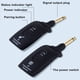 thumbnail image 4 of Yuarrent Transmisor inalámbrico de 4 canales 20Hz-20kHz Receptor ligero de 2,4 GHz-2,483 GHz Conector integrado para piezas de bajo eléctrico Accesorios para instrumentos musicales Azul, 4 of 6