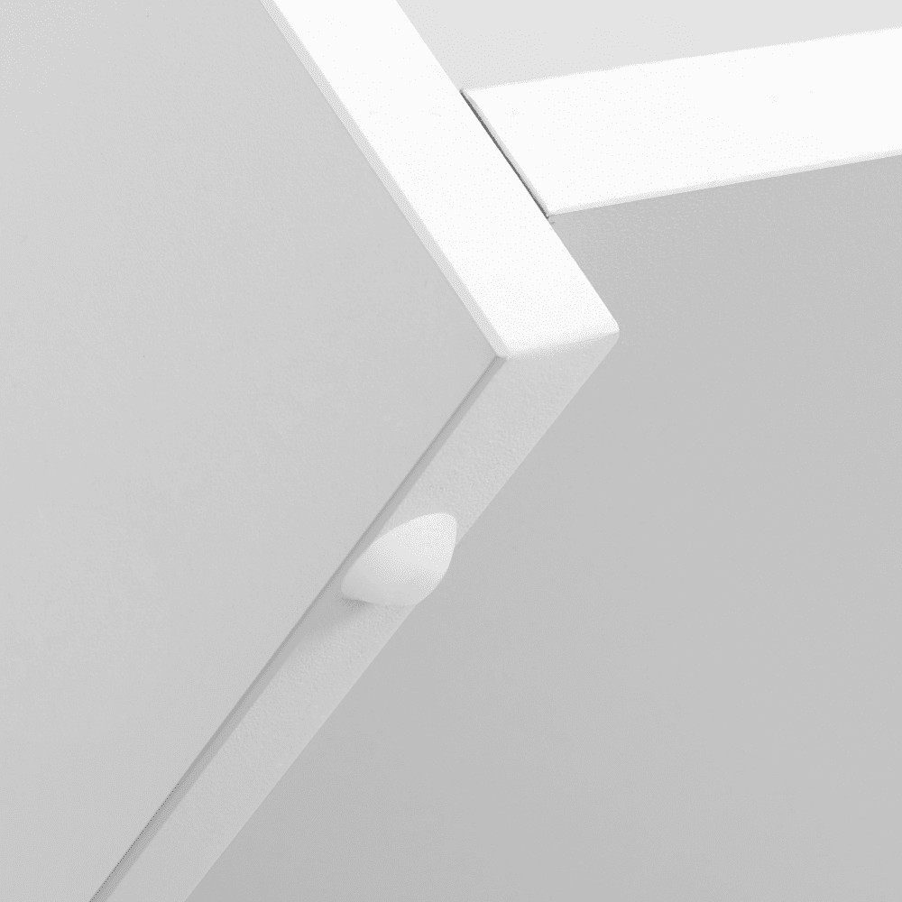 Yaheetech Computer Desk Laptop Table with Drawer & Shelves Home Office, White