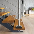 thumbnail image 4 of FRCOLOR 2Pcs Black Split Post Caps Plastic Post Skirts for Outdoor Porch and Stair Railings, 4 of 7