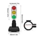 thumbnail image 3 of Fiudx Mini Luz para Manillar de Motocicleta, Diseño Único, Visibilidad Led para Mayor Seguridad, Simulación de Rojo y Verde, Fácil Instalación, Iluminación Multimodo, Ajuste Universal, Juego Completo, 3 of 7