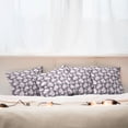 thumbnail image 7 of Ambesonne Floral Throw Pillow Cover 4 Pack, Pink Chrysanthemum Flower, 16", Pale Pink White Grey, 7 of 7