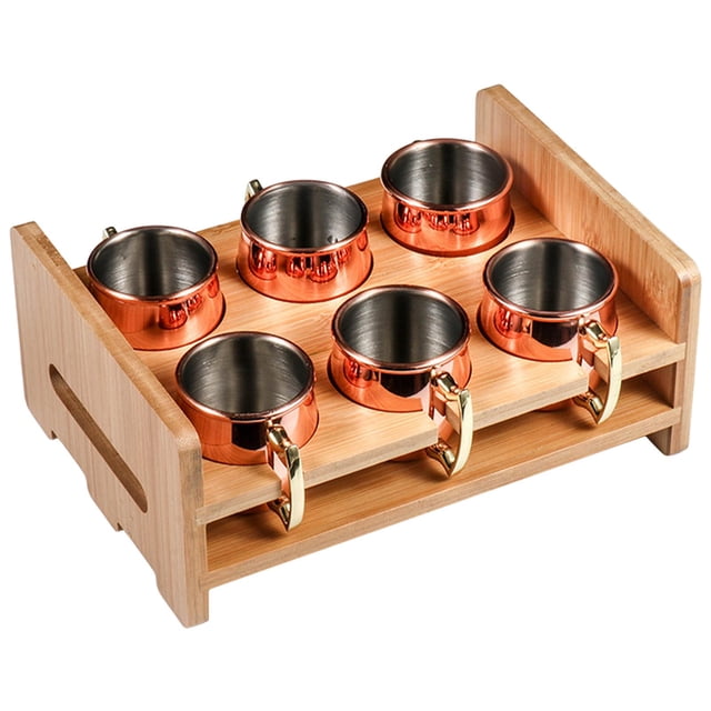 Mug Barra con Estante de ambú Accesorios eber Clásicos Herramienta de Cocina Barware Durable ebidas Cóctel B Sunnimix Taza Mula de Moscú