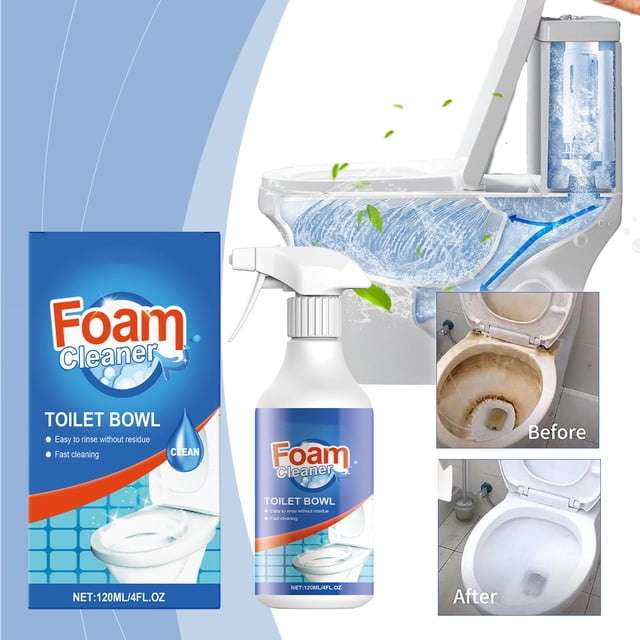 Fiudx Limpiador de Inodoros con Aroma a Flores, Potente Eliminador de Manchas, Control de Olores y Frescura, Fácil de Usar, Eficaz En Bordes y Tazas de Inodoros, Mantenimiento Del Baño, Tamaño de 500