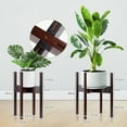 thumbnail image 6 of Plant Stand Indoor Planters Pot Holder, Brown Bamboo 8.7 - 12.2 inches, 6 of 9