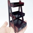 thumbnail image 3 of thinsony Simulation Miniature Plant Stand Indoor Display Rack Wooden Outdoor Stands, 3 of 9