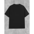 thumbnail image 2 of T-Shirt Femme Portrait Graphique Punk Y2K - Tee Mode Urbaine Edgy avec Effet Fumée Stylisé, Col Rond Semi-Transparent Manches Courtes pour Tenues Décontractées & Looks Superposés, 2 of 6