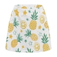 thumbnail image 2 of Uorisango Lemon Pineapple Women's Mini Tennis Skirt Relaxed Comfortable Tennis Golf Skirts for Women with Shorts Stretchy Inner Shorts Daily Wear Fashionable for Women Size M, 2 of 7