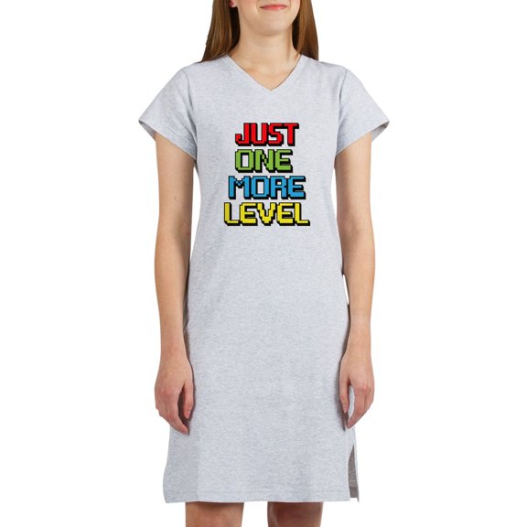 CafePress - Just One More Level T Shirt - Women's Nightshirt