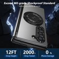 thumbnail image 6 of TYJKeJi Case with Holder Stander Kickstand Drop Resistant Shockproof Case For Samsung Galaxy Z Fold 6 For Samsung Galaxy Z Fold6, 6 of 15