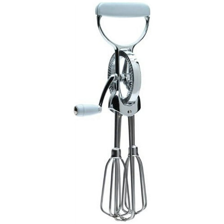 Rotary Egg Beater, Hand Crank Handheld Mixer Stainless Steel, Portable  Mixer with Plastic Handle Small Hand Mixer Manual Hand Mixer for Kitchen