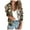 Green, variant on ICHUANYI Women's Jacket FashionFloral Print Long Sleeve Casual Zip Up Coat Fall Winter Clothes Outfits 2023
