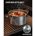 thumbnail image 6 of 18/10 Stainless Steel Stockpot 6-Quart Deep Cooking Pot with Lid, 6 of 7