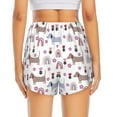 thumbnail image 4 of Goofa Cute Dog Printed Women 2 in 1 Running Shorts,Quick Dry Athletic Workout Shorts,High Waisted Athletic Shorts with Liner Pockets-, 4 of 9