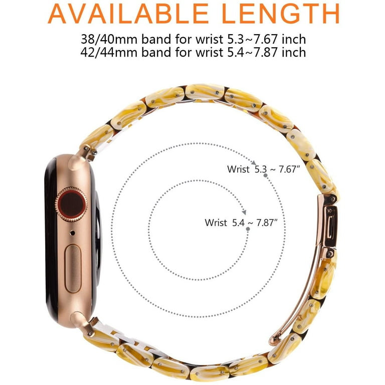 Compatible Apple Watch 44mm 42mm 40mm 38mm Bright Resin Apple