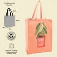 thumbnail image 3 of Lazy One Canvas Tote Bag, Reusable Unisex Bag for Shopping, Travel, and Work (Plant Lady), 3 of 3