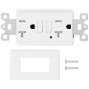 GFCI Outlet LD?3008B ETL Certified ABS Decorative Smart Wall Plates Receptacle AC125V LMZ