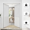 thumbnail image 4 of Cortinas Blackout para Puerta Color Blanco Casual 132x102 cm 1 Panel, 4 of 7