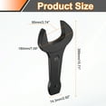 thumbnail image 2 of Uxcell Open End Striking Wrench 95mm Metric CR-V Steel Single Open Spanner Hand Tool, 2 of 6