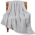 thumbnail image 1 of Bedelite Manta De Forro Polar, Tamaño Doble, Color Gris Claro, Mantas Para Sofá Y Cama, 10.58 Oz/M², Manta De Felpa Acogedora Y Difusa De 59.8 X 79.9 In, Manta Súper Suave, Cálida Y Ligera Para Viajes, 1 of 5