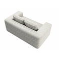 thumbnail image 7 of Jopath 63" Cloud Loveseat Sofa,Memory Foam 2-Seater Corduroy Couch ,Deep Seat Compact Couch for Living Room Bedroom,No Assembly,Light White, 7 of 7