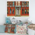 thumbnail image 3 of Designart 'Vintage Red Facade of Shop In Paris II' French Country Framed Art Print, 3 of 4