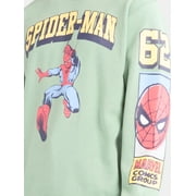 Marvel Spider-Man Mens Graphic Print Sweatshirt with Long Sleeves, Sizes S-2XL